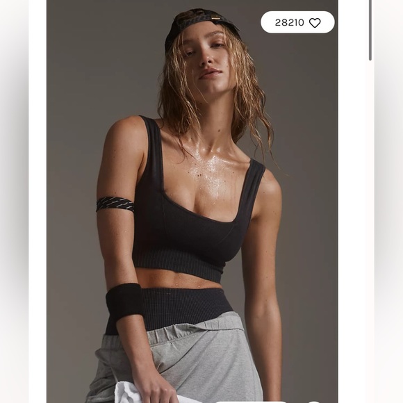 NWOT Free People Good Karma Square Neck Sports Bra - Picture 5 of 5